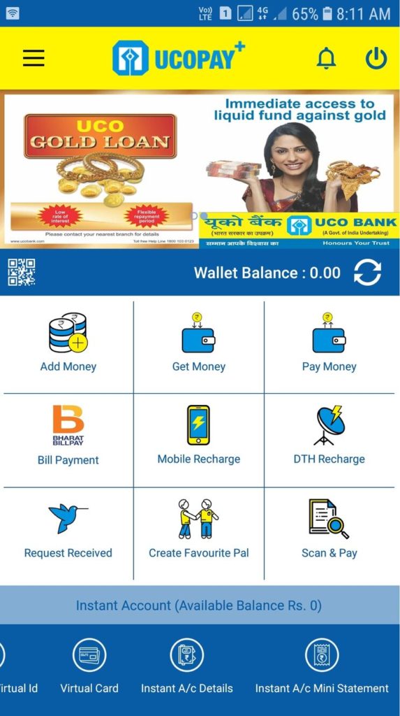 UCO bank zero balance account opening online